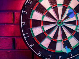 How to keep the playing surface of a dartboard smooth